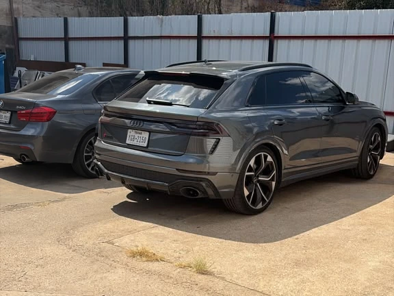 Audi SUV in the Cedar Performance courtyard