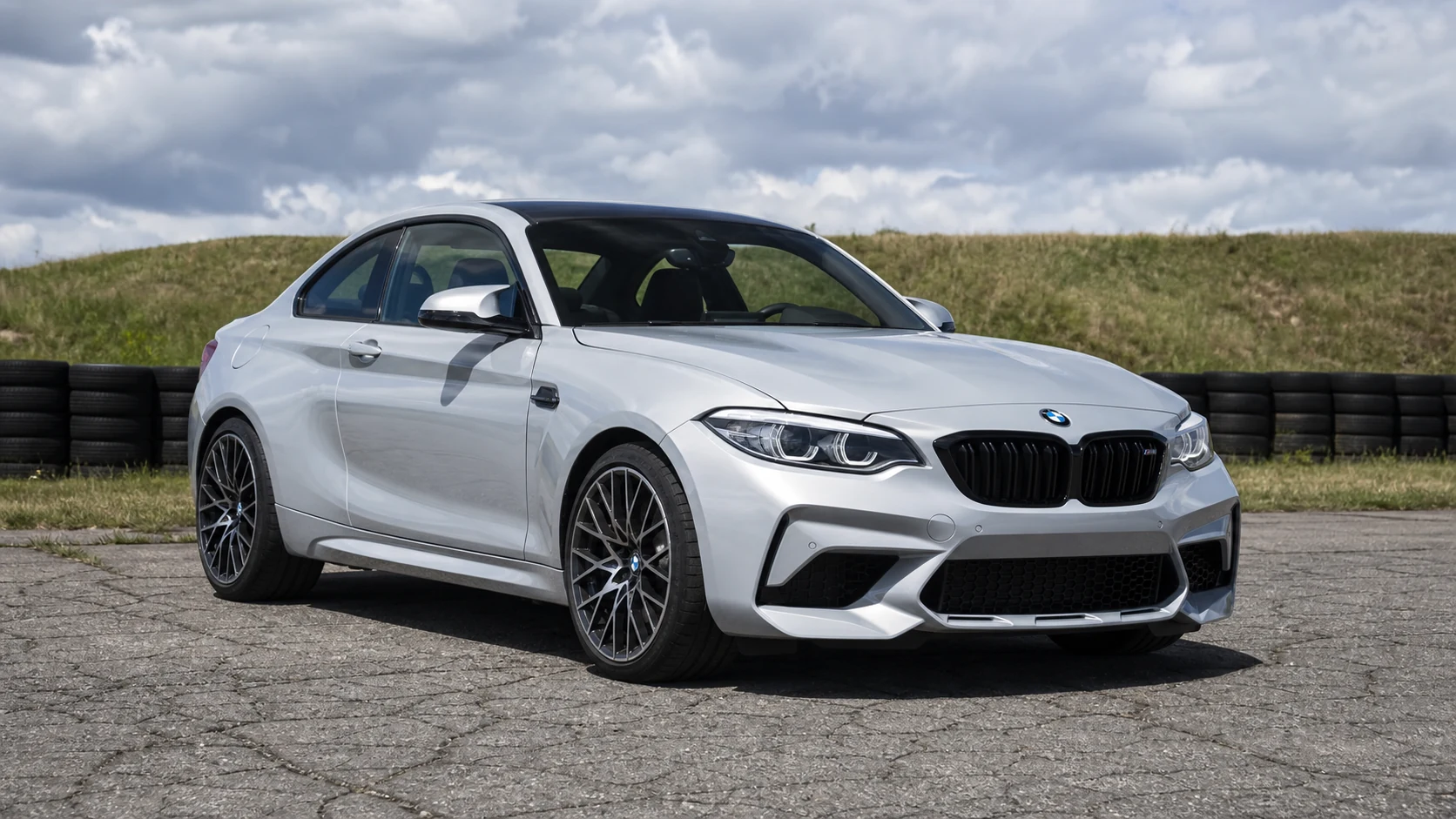 Blue F87 BMW M2 Competition coupe stock-style ECU tuning product image
