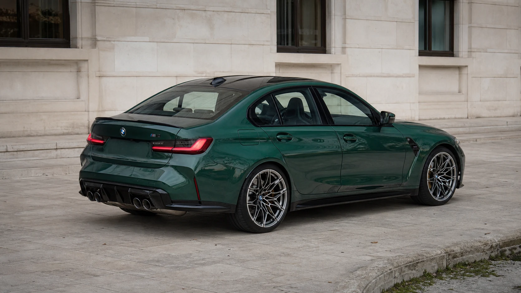 Dark G80 BMW M3 sedan stock-style ECU tuning product image