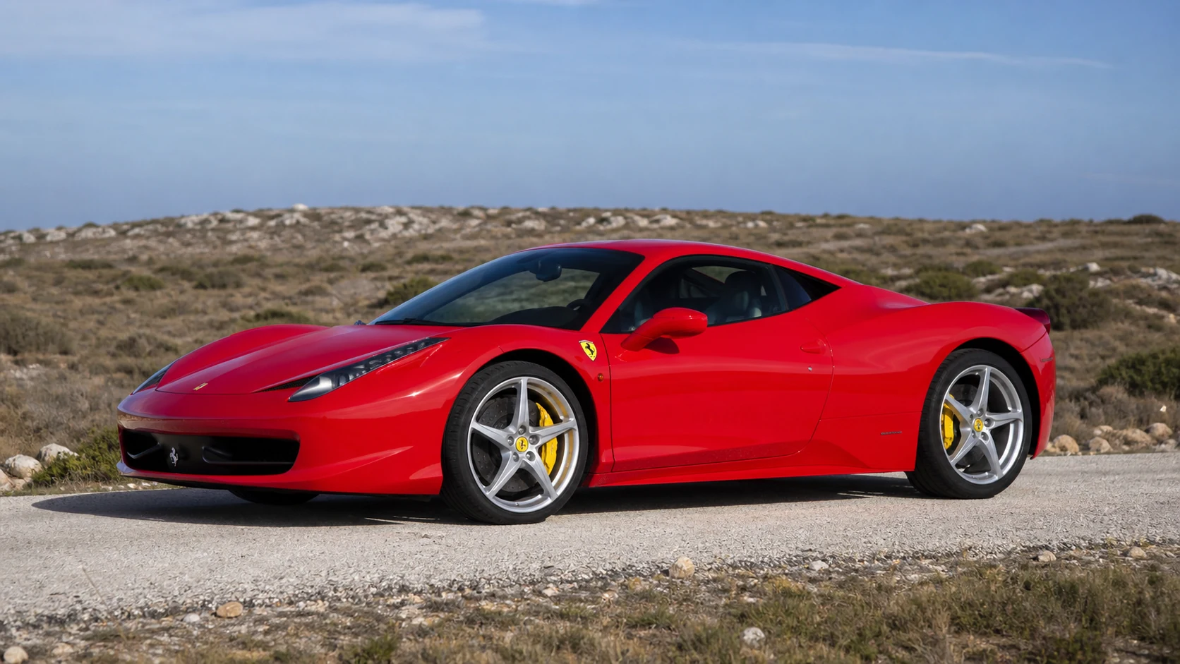 Red Ferrari 458 stock-style product image